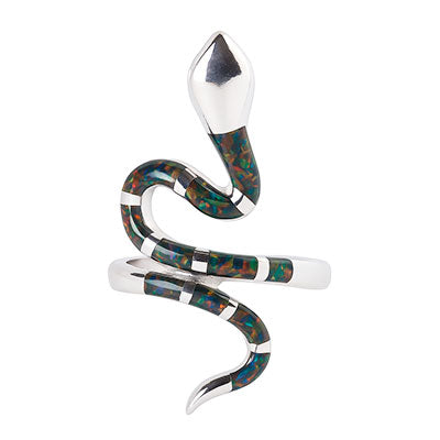 Anel de Prata Serpente/Cobra - 68109