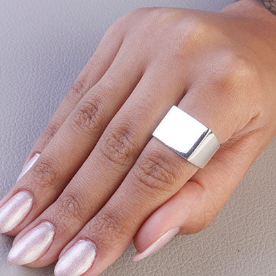 Anel de Prata Liso - 68155