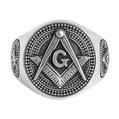 Anel de Prata Maçom - 68162
