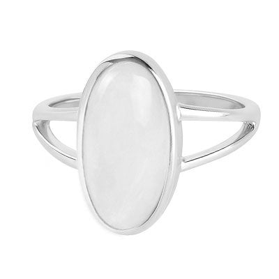 Anel de Prata com Pedra da Lua - 68169