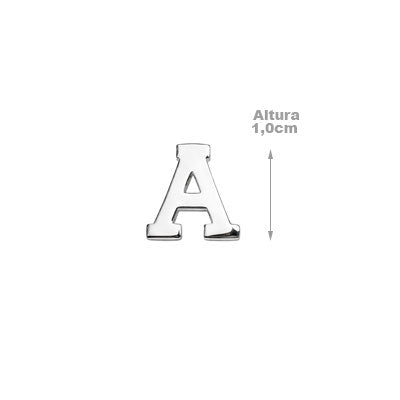 Pingentes de Prata Letras - 68177