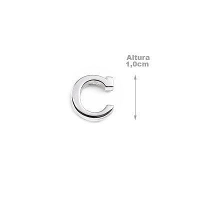 Pingentes de Prata Letras - 68177