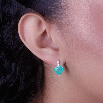 Brinco de Prata Coração - 68211