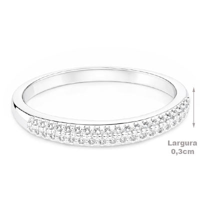 Anel de Prata Aparador - 68221 - soprata