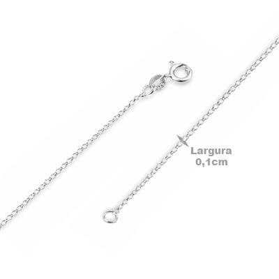 Corrente de Prata em Elos - 68223