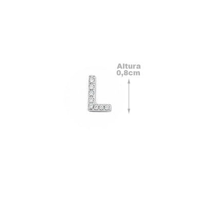 Pingente de Prata Letras - 68371