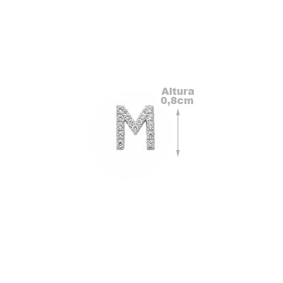 Pingente de Prata Letras - 68371