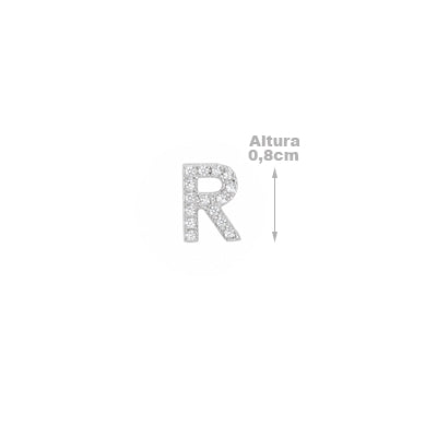 Pingente de Prata Letras - 68371