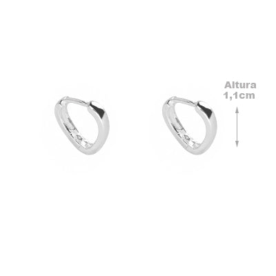Argola de Prata Lisa - 68386