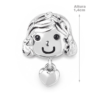 Berloque de Prata Menina - 68412