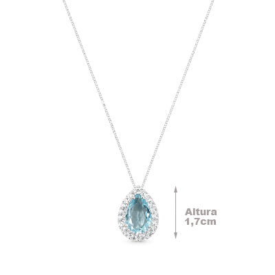 Gargantilha de Prata com Zircônia - 68414