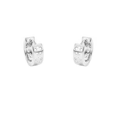 Argola de Prata com Zircônias - 68449