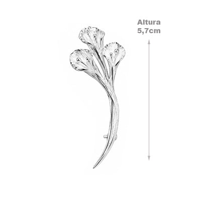 Pingente de Prata Flor - 68579