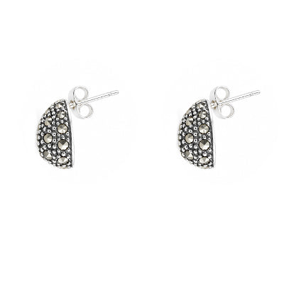 Brinco de Prata com Marcassitas - 68595