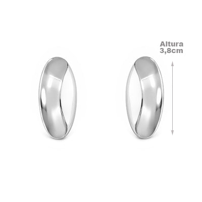 Brinco de Prata Liso - 68613