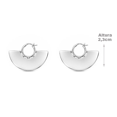 Argola de Prata Lisa - 68617