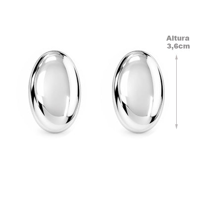 Brinco de Prata Liso - 68622