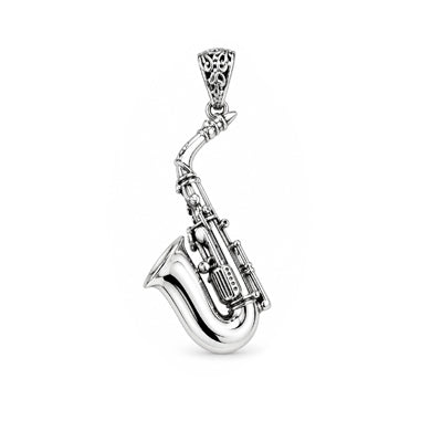 Pingente de Prata Saxofone - 68633