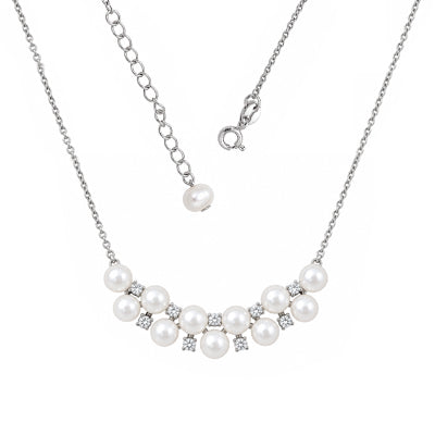 Gargantilha de Prata com Pedras - 68746