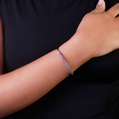 Bracelete de Prata com Zircônia - 68789