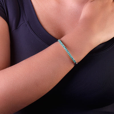 Bracelete de Prata com Zircônia - 68823