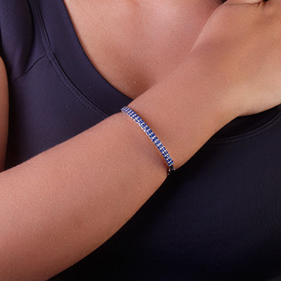 Bracelete de Prata com Zircônia - 68826