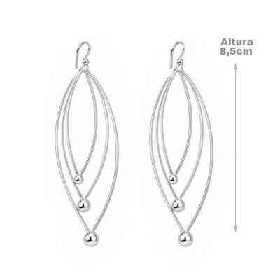 Brinco de Prata Liso - 68981