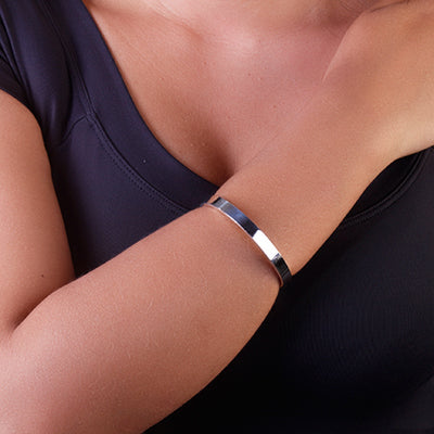 Bracelete de Prata Liso - 69009
