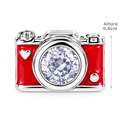 Berloque de Prata Máquina Fotográfica - 69096
