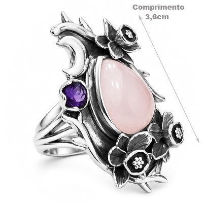 Anel de Prata com Pedras - 69172