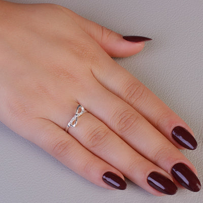 Anel de Prata Laço - 69416