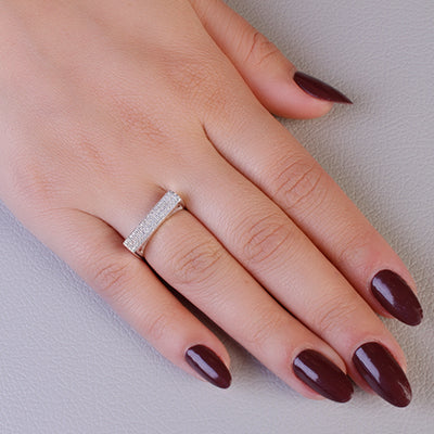 Anel de Prata com Zircônia - 69419