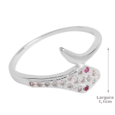 Anel de Prata Serpente/Cobra - 69420