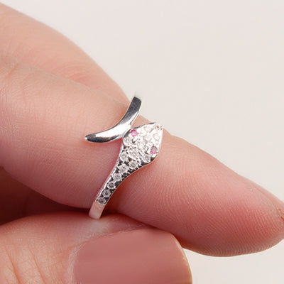 Anel de Prata Serpente/Cobra - 69420