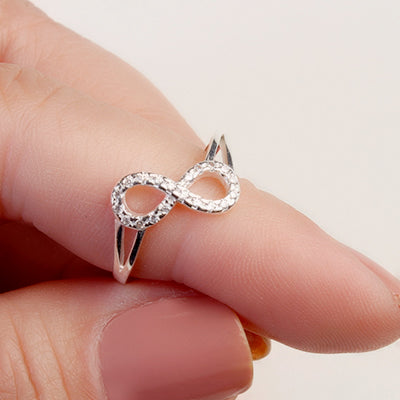 Anel de Prata Infinito - 69425