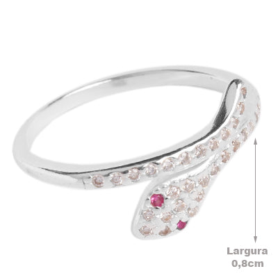 Anel de Prata Serpente/Cobra - 69431