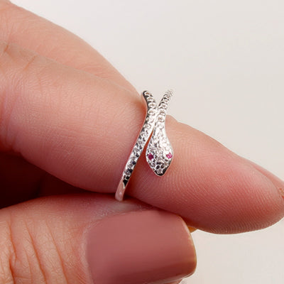 Anel de Prata Serpente/Cobra - 69431