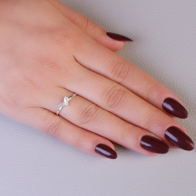 Anel de Prata Coração - 69433