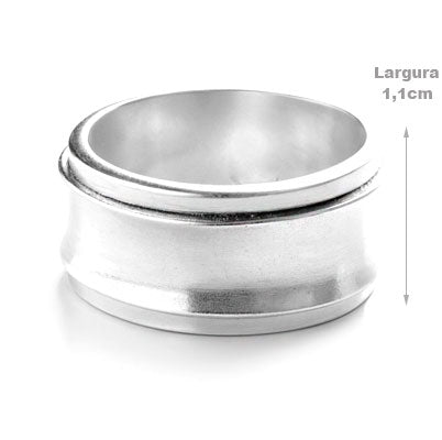 Confecção Aliança de Prata Bali - 8748