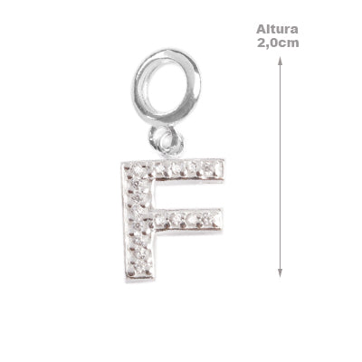 Berloque de Prata Letras - 62434