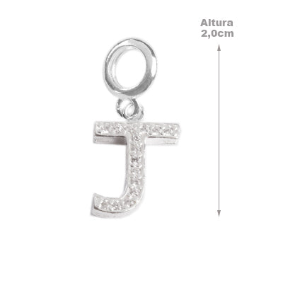 Berloque de Prata Letras - 62434