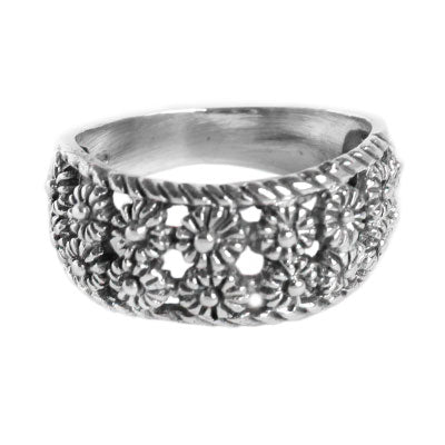 Anel de Prata Flor - 55457 - soprata