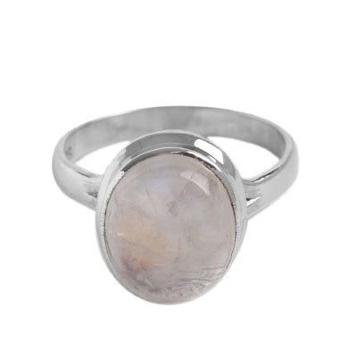 Anel de Prata com Pedra da Lua - 55548 - soprata