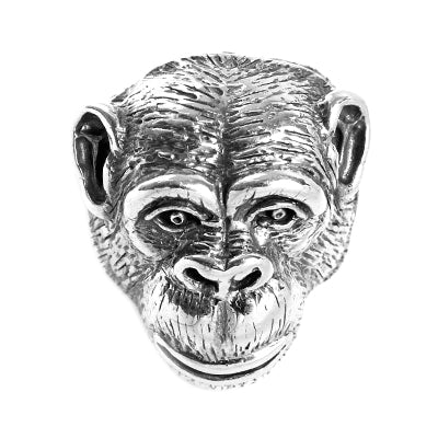 Anel de Prata Macaco - 52618