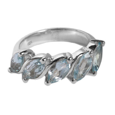 Anel de Prata com Topázio - 55731