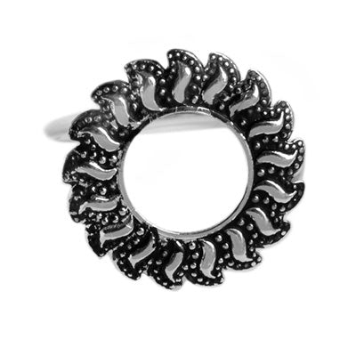 Anel de Prata Trabalhado - 56846 - soprata