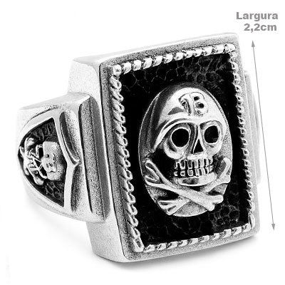 Anel de Prata Caveira - 21403