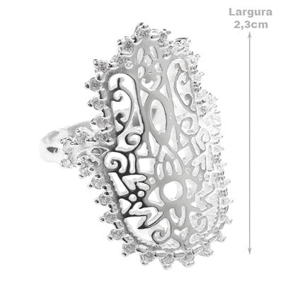 Anel de Prata Hamsa - 47151