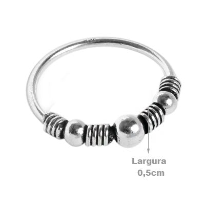 Anel de Prata Trabalhado - 55456 - soprata