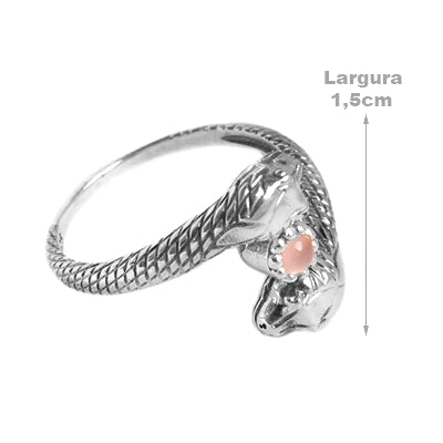 Anel de Prata Serpente - 55751